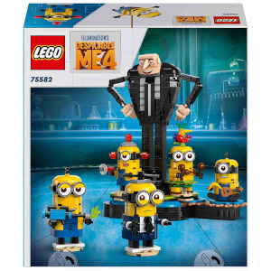 LEGO Despicable Me 4 Yapım Parçalarından Gru ve Minyonlar 75582 -9 Yaş ve Üzeri Çocuklar İçin Yaratıcı Oyuncak Model Yapım Seti (839 Parça)