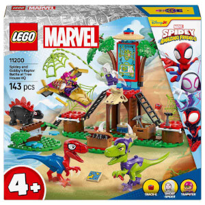 LEGO Marvel Spidey ve İnanılmaz Arkadaşları Ağaç Ev Karargahında Spidey ve Gobby'nin Raptor Savaşı 11200 - 4 Yaş ve Üzeri Süper Kahraman Seven Çocuklar için Yaratıcı Oyuncak Yapım Seti (143 Parça)