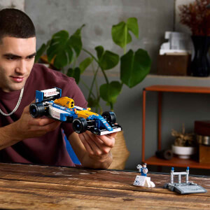 LEGO Icons Williams Racing FW14B ve Nigel Mansell 10353 - Yetişkinler için Koleksiyonluk Yaratıcı Model Yapım Seti (799 Parça)