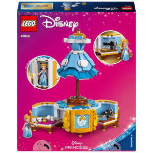 LEGO Disney Princess Sindirella'nın Elbisesi 43266 - 9 Yaş ve Üzeri Prenses Seven Çocuklar için Yaratıcı Oyuncak Yapım Seti (474 Parça)