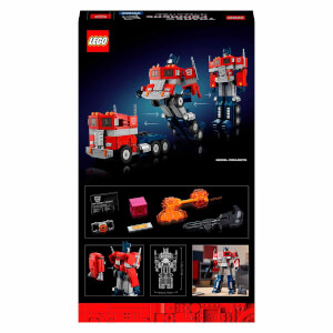 LEGO Optimus Prime 10302 - Yetişkinler için bir Transformers Efsanesi’nin Koleksiyonluk Model Yapım Seti (1508 Parça)