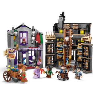 LEGO Harry Potter Ollivanders ve Madam Malkin'in Cübbe Dükkanı 76439 - 8 Yaş ve Üzeri Çocuklar için Diagon Yolu Oyuncak Mağazası Modeli Yapım Seti (744 Parça)