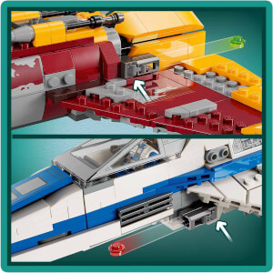 LEGO Star Wars: Ahsoka Yeni Republic E-Wing Shin Hati'nin Starfighter'ına Karşı 75364