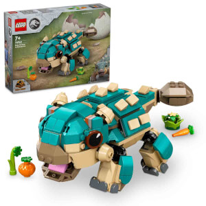 LEGO Jurassic World Yavru Bumpy: Ankylosaurus 76962 - 7 Yaş ve Üzeri  Kretase Kampı Hayranları için Yaratıcı Oyuncak Yapım Seti (358 Parça)