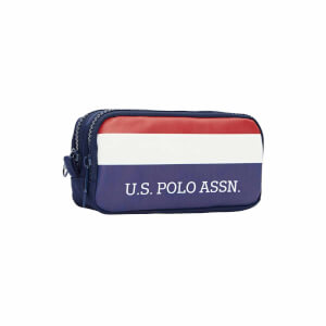 U.S. Polo Lacivert Çizgili Kalem Kutusu PLKLK23137