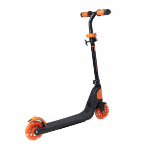 Evo 2 Tekerlekli Katlanabilir Light Speed Işıklı Turuncu Scooter