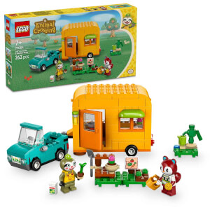 LEGO Animal Crossing Leif Karavan ve Bahçe Dükkanı 77054 - 7 Yaş ve Üzeri Çocuklar için Yaratıcı Oyuncak Yapım Seti (263 Parça)