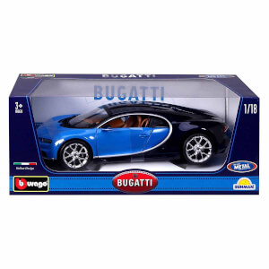 1:18 Bugatti Chiron Model Mavi Araba