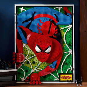 LEGO Art İnanılmaz Örümcek Adam 31209 - Örümcek Adam Hayranları için Nostaljik bir Süper Kahraman Tablosu İçeren Koleksiyonluk ve Sergilenebilir Yaratıcı Oyuncak Model Yapım Seti (2099 Parça)