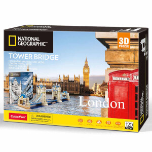 120 Parça 3D Puzzle: National Geographic Tower Bridge