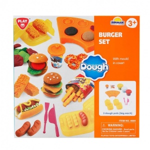 Hamburger Yapımı Oyun Hamur Seti 