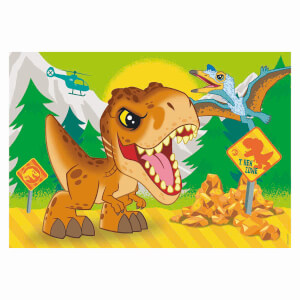 2 x 20 Parça Puzzle: Jurassic World