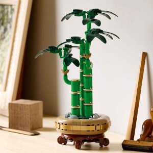 LEGO Botanicals Şans Bambusu 10344 - Doğasever Yetişkinler için Dekoratif Bitki Yapım Seti (325 Parça)