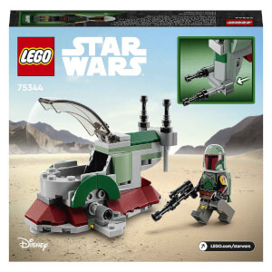  LEGO Star Wars Boba Fett'in Starship’i Mikro Savaşçı 75344 - 6 Yaş ve Üzeri Çocuklar için Oyuncak Yapım Seti (85 Parça)