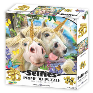 150 Parça 3D Puzzle: Unicorn Selfie