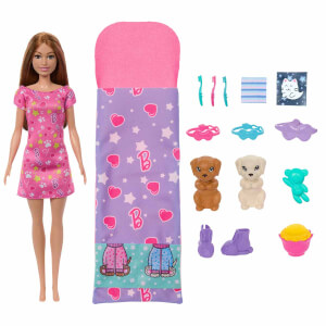 Barbie ve Köpekçikleri Pijama Partisi Oyun Seti HXN01