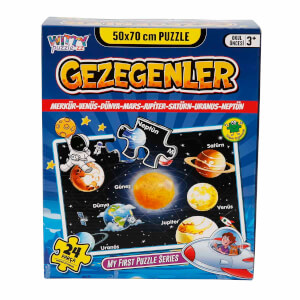 24 Parça Puzzle: Gezegenler