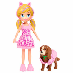Polly Pocket ve Hayvan Dostu Kostüm Giyiyor Oyun Seti GDM15
