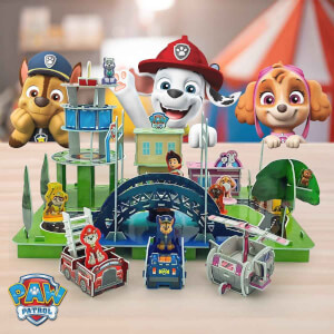 126 Parça 3D Puzzle: PAW Patrol