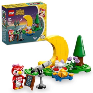 LEGO Animal Crossing Celeste ile Yıldız Gözlemleme 77053 - 6 Yaş ve Üzeri Astronomiye Meraklı Çocuklar için Yaratıcı Oyuncak Yapım Seti (78 Parça)