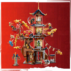 LEGO NINJAGO Ejderha Enerji Küreleri 71795 - 8 Yaş ve Üzeri Çocuklar için bir Tapınak ve 6 Minifigür İçeren Yaratıcı Oyuncak Yapım Seti (1029 Parça)