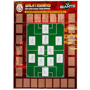 Galatasaray The Giants 2024-25 Sezonu Dev Poster ve Çıkartma Seti 