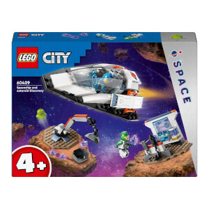 LEGO® City Uzay Gemisi ve Asteroit Keşfi 60429 - 4 Yaş ve Üzeri Çocuklar için Uzay Laboratuvarı İçeren Yaratıcı Oyuncak Yapım Seti (126 Parça)