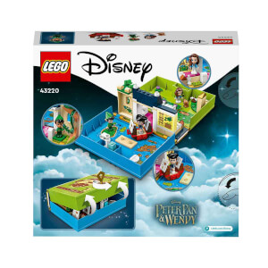 LEGO® | Disney Peter Pan ve Wendy'nin Hikaye Kitabı Macerası 43220 - 5 Yaş ve Üzeri Çocuklar için Yaratıcı Oyuncak Yapım Seti (111 Parça)