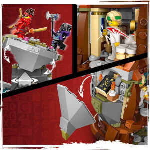 LEGO NINJAGO Ejderha Taşı Tapınağı 71819 - 13 Yaş ve Üzeri Gençler için 6 Minifigür İçeren Yaratıcı Oyuncak Yapım Seti (1212 Parça)