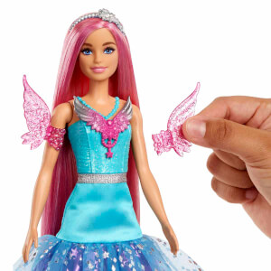 Barbie Sihirli Dokunuş Peri Masalı Elbiseli Bebekler HLC31