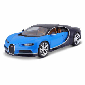 1:18 Bugatti Chiron Model Mavi Araba