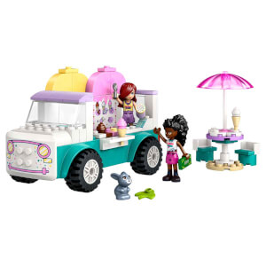 LEGO Friends Heartlake City Dondurma Kamyonu 42644 - 4 Yaş ve Üzeri Çocuklar için Mini Bebek İçeren Yaratıcı Oyuncak Yapım Seti (92 Parça)