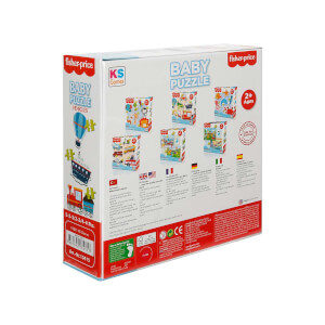 Fisher Price Baby Vehicles 6’sı 1 Arada Puzzle