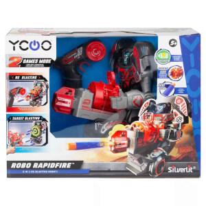 2in1 Robo Rapidfire Sesli ve Işıklı USB Şarjlı Uzaktan Kumandalı Robot