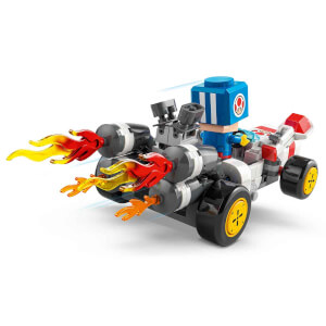 LEGO Super Mario: Mario Kart – Toad’un Garajı 72035 - 8 Yaş ve Üzeri Çocuklar için Kişiselleştirilebilir Koleksiyonluk Yaratıcı Oyuncak Yapım Seti (390 Parça)