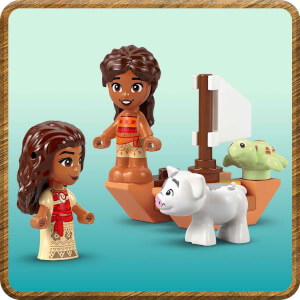 LEGO Disney Moana’nın Ada Evi 43260 - 5 Yaş ve Üzeri Çocuklar için İnşa Edilebilen Mini Bebek Evi İçeren Yaratıcı Oyuncak Yapım Seti (175 Parça)