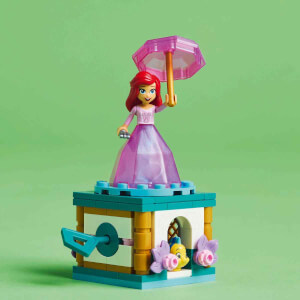 LEGO Disney Princess Dönen Ariel 43259 - 5 Yaş ve Üzeri Prenses Seven Çocuklar için Mini Bebek Figürü İçeren Yaratıcı Oyuncak Yapım Seti (93 Parça)