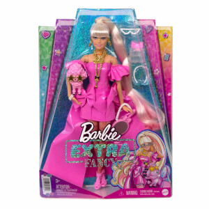 Barbie Extra Şık Bebek ve Yavru Köpeği HHN12