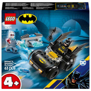 LEGO DC Batman: Batman ve Batmobile, Mr. Freeze’e Karşı 76301 - 4 Yaş ve Üzeri Süper Kahraman Seven Çocuklar için Yaratıcı Oyuncak Yapım Seti (63 Parça)