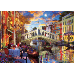 1500 Parça Puzzle : Rialto Köprüsü, Venedik