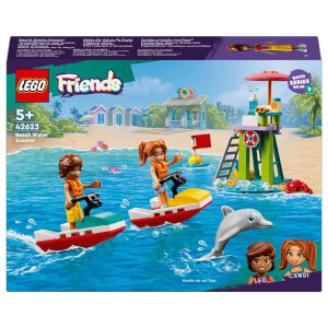 LEGO Friends Plaj Su Motoru 42623 - 5 Yaş ve Üzeri Çocuklar için Yunus Figürü İçeren Eğitici ve Yaratıcı Oyuncak Yapım Seti (84 Parça)