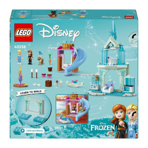 LEGO® ǀ Disney Frozen Elsa'nın Karlar Ülkesi Şatosu 43238 - 4 Yaş ve Üzeri Çocuklar için Elsa, Anna ve Olaf Minifigürü İçeren Yaratıcı Oyuncak Yapım Seti (163 Parça)