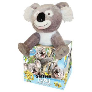 48 Parça 3D Puzzle ve Pelüş: Koala