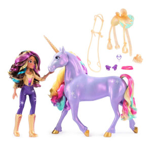 Sesli ve Işıklı Unicorn Academy Sophia ve Wildstar Figür Seti