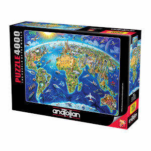 4000 Parça Puzzle: Dünyanın Simgeleri