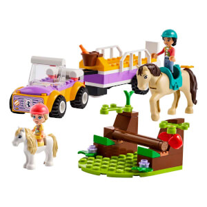 LEGO® Friends At ve Midilli Römorku 42634 - 4 Yaş ve Üzeri Çocuklar için Liann ve Zoya Minifigürü İçeren Yaratıcı Oyuncak Yapım Seti (105 Parça)