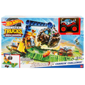 Hot Wheels Monster Trucks Arenada Rhinomite Mücadelesi Oyun Seti HTP18