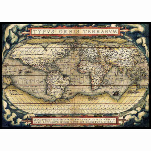 3000 Parça Puzzle: İlk Modern Atlas 1570