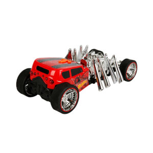 Hot Wheels Sesli ve Işıklı Monster Action Kırmızı Araba 22 cm.