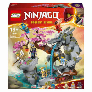 LEGO NINJAGO Ejderha Taşı Tapınağı 71819 - 13 Yaş ve Üzeri Gençler için 6 Minifigür İçeren Yaratıcı Oyuncak Yapım Seti (1212 Parça)